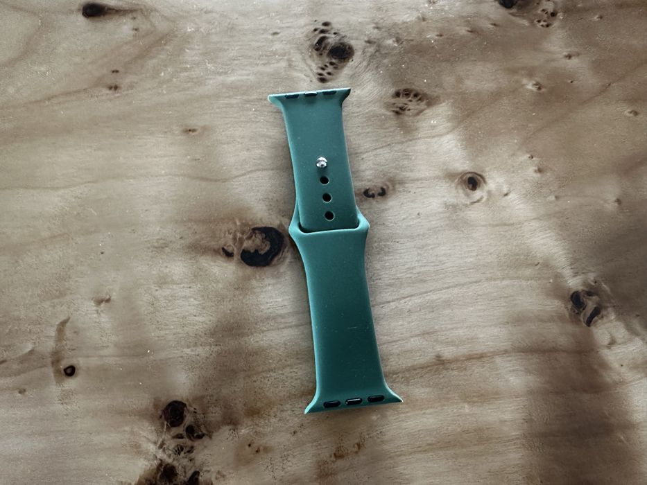 Pasek Opaska Zielona do Apple Watch roz. S 41mm silikonowy