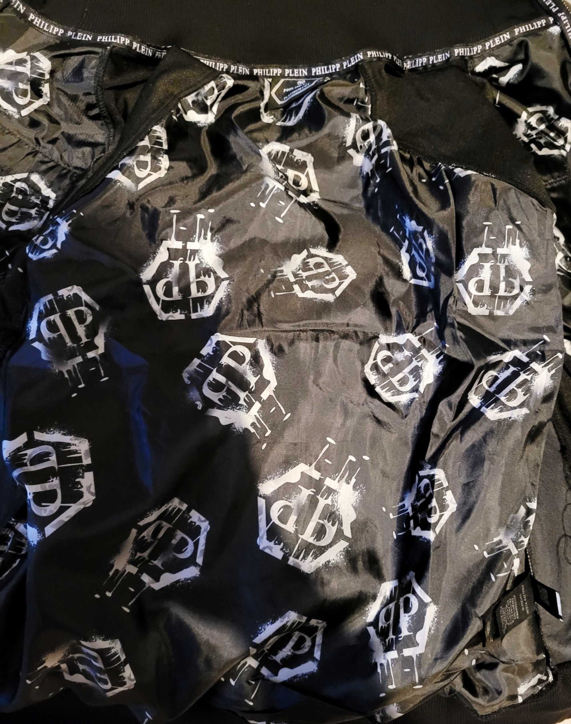 Dres Komplet Philipp Plein  Wężowa wstawka Skull