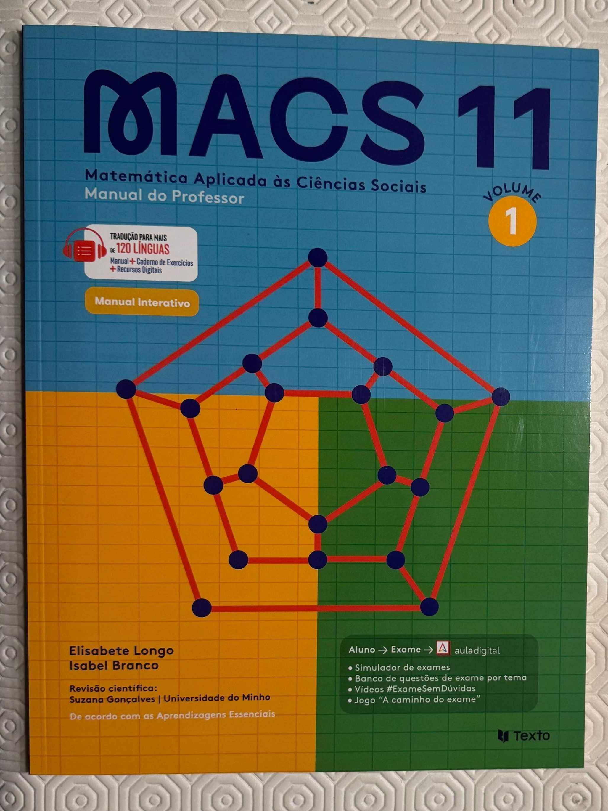 MACS 11 Texto Editora Dossier de Professor NOVO