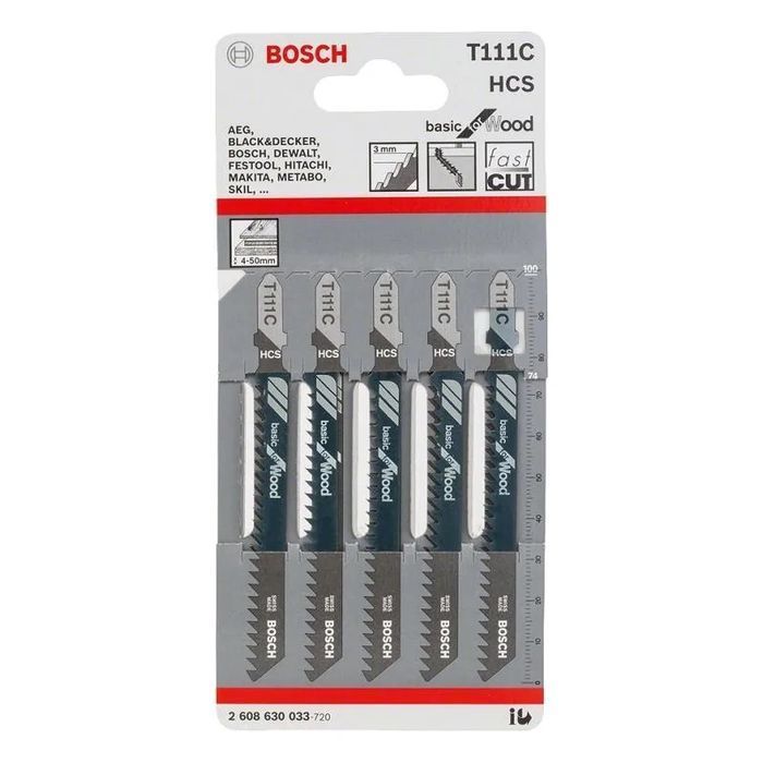 Brzeszczot Do Wyrzynarki T111C 5Szt. Bosch