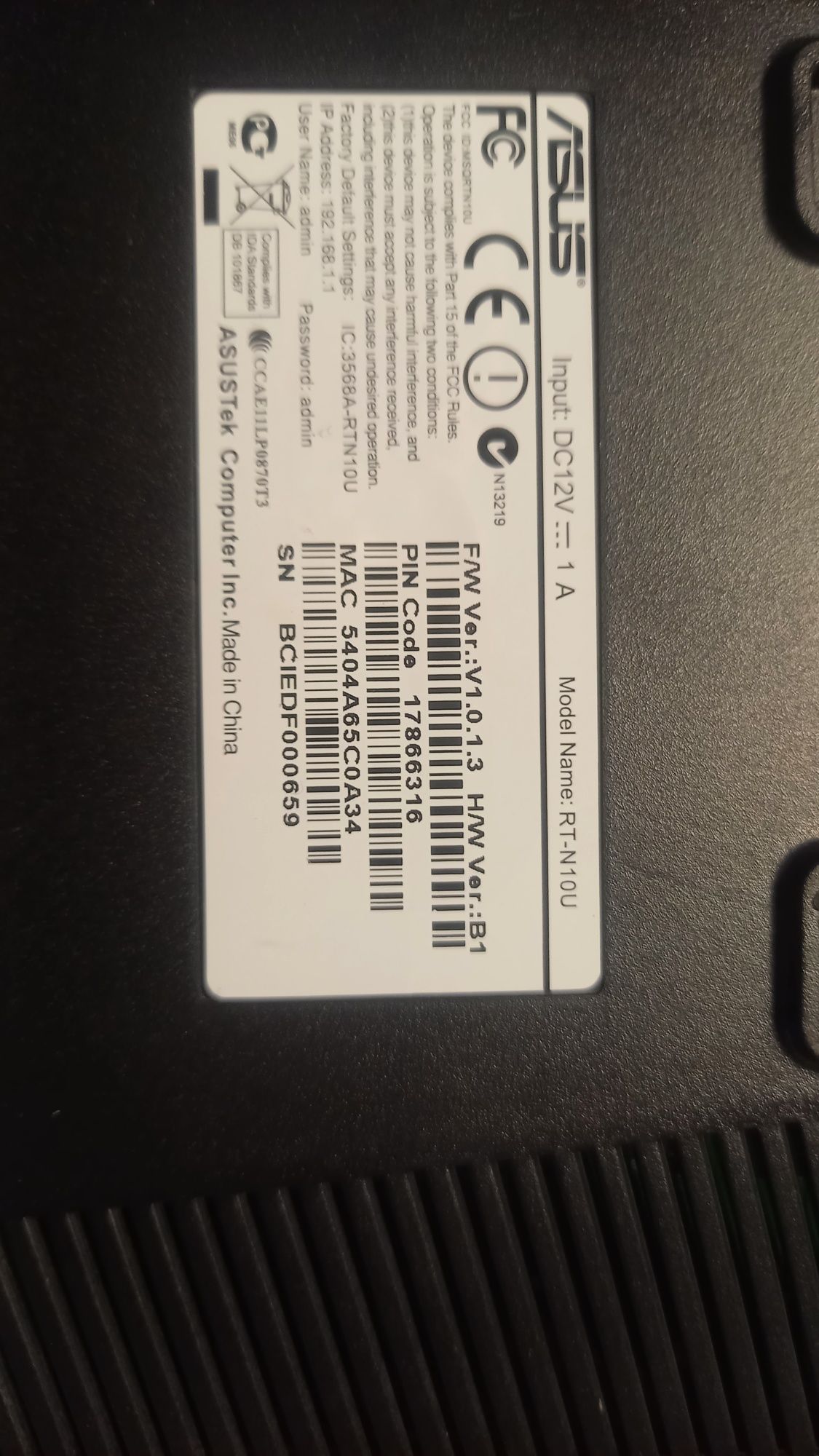 Router Asus RT-N10U
