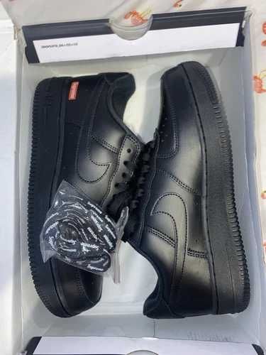 CDS*Nike_Nowy*Force1_SupremeBlack*buty_UnisexTrampki.40