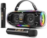 Głośnik KARAOKE bezprzewodowy bluetooth LILUOSUO NR-8806 USB mikrofony