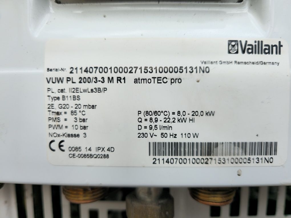 Piec gazowy Vaillant AtmoTec PRO