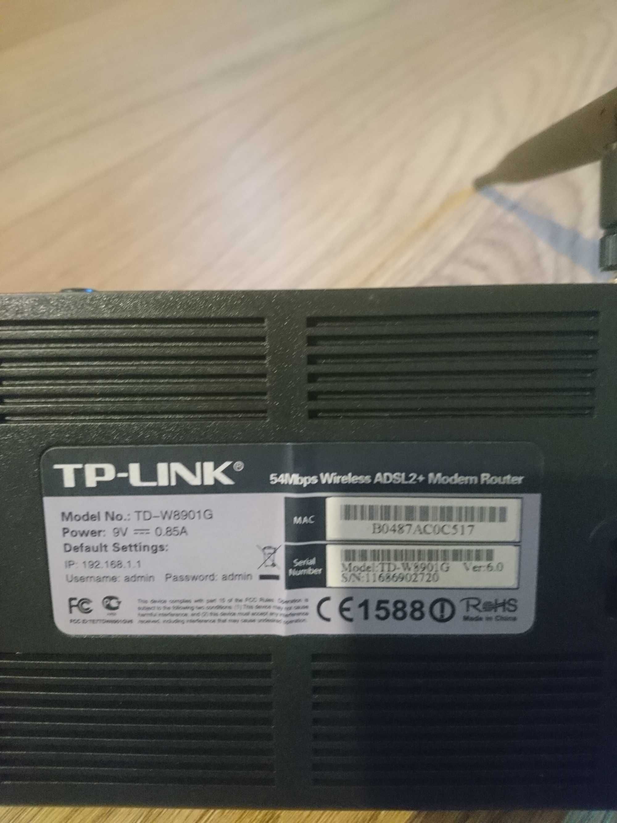 TP LINK ruter TD W8901G sprawny