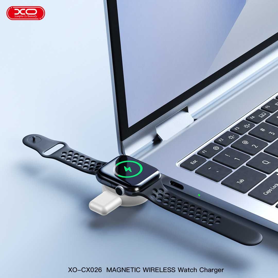 Ładowarka XO Bezprzewodowa Indukcyjna Do Smartwacha QI USB+USB-C 2,5W