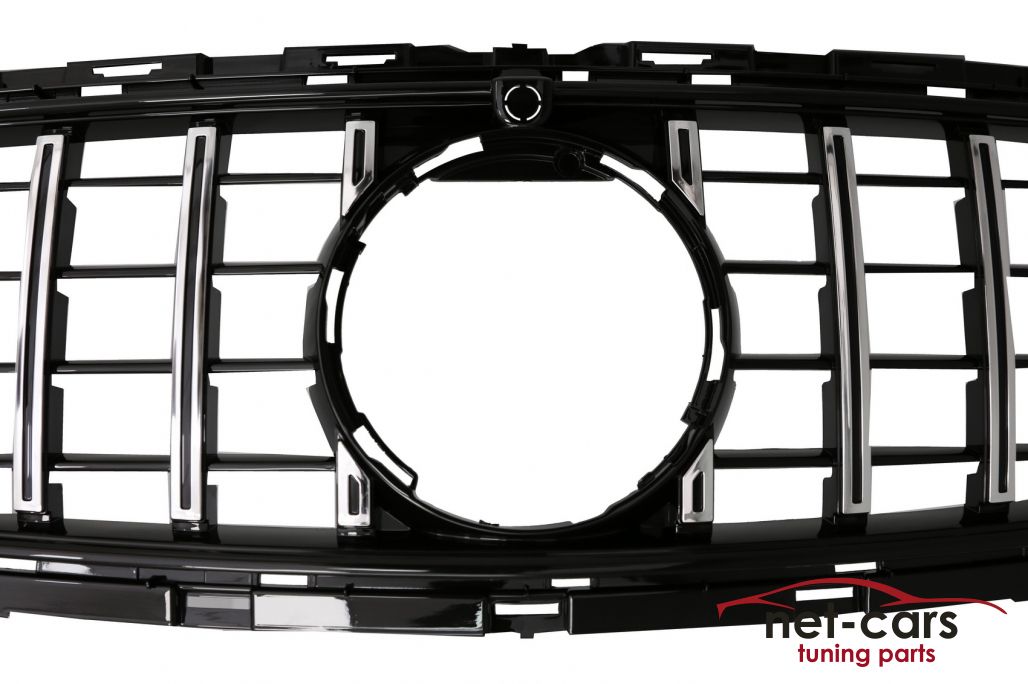 Grill MERCEDES W213 S213 C238 A238 LIFT 20- GT R AMG Czarny chrom