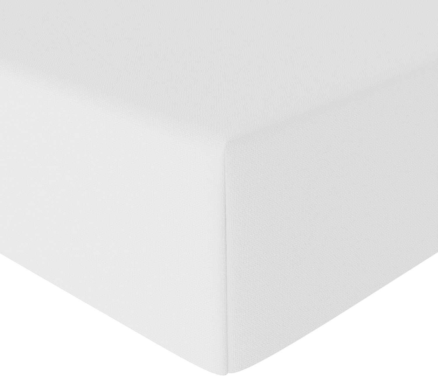 PRZEŚCIERADŁO 180x200x30cm z gumką białe Amazonbasics h021
