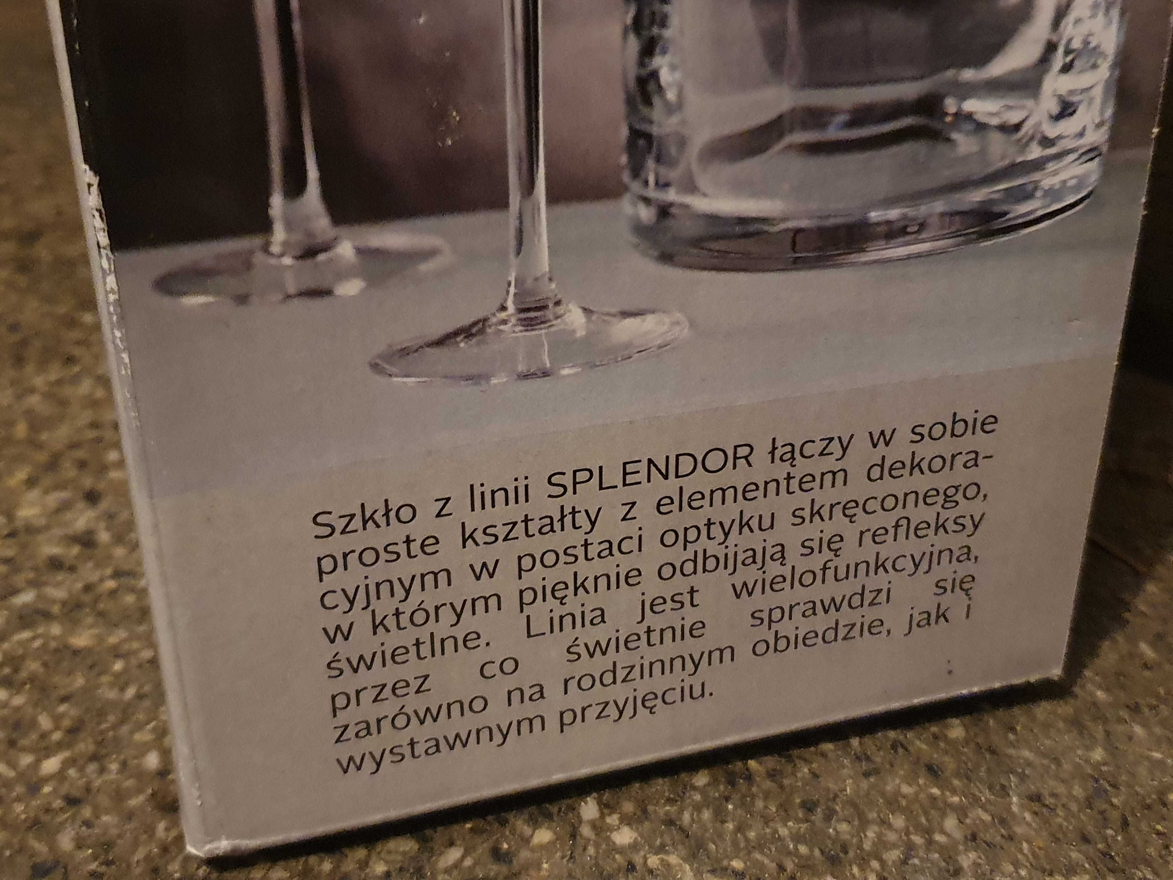 Karafka do whisky/nalewki Krosno Splendor handmade, nowa