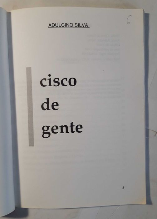 Livro Ref Cx B - Adulcino Silva - Cisco de Gente