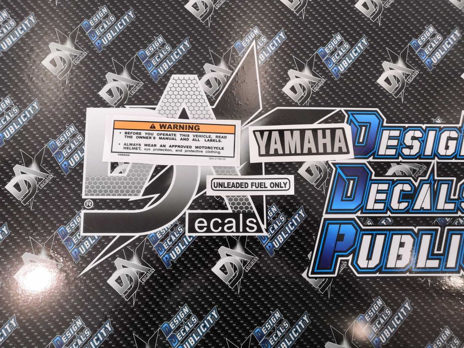 Autocolantes para Yamaha DT 125 R - azul / preta -- 1998