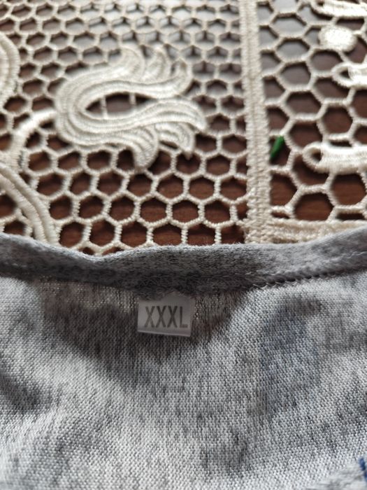 Bluzka z bawełną z długimi rękawami rozm 44.