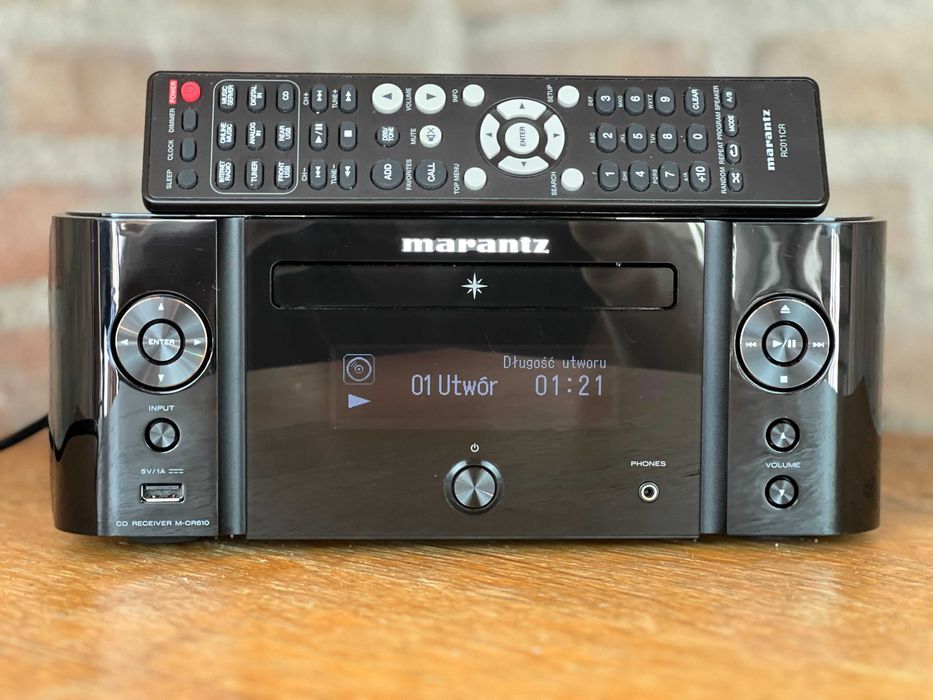 Marantz M-CR610 – system Hi-Fi z CD / radio / streaming
