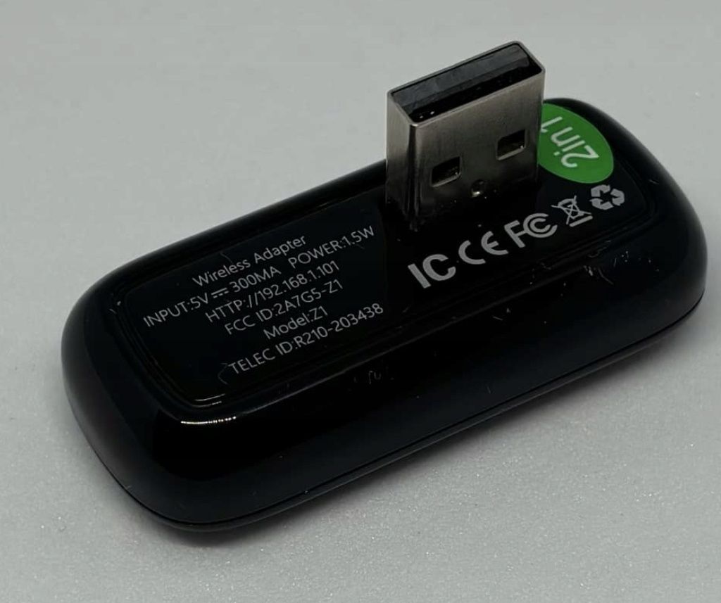 Adapter CarPlay Auto Box Model Z1 bezprzewodowo Samochód Bluetooth