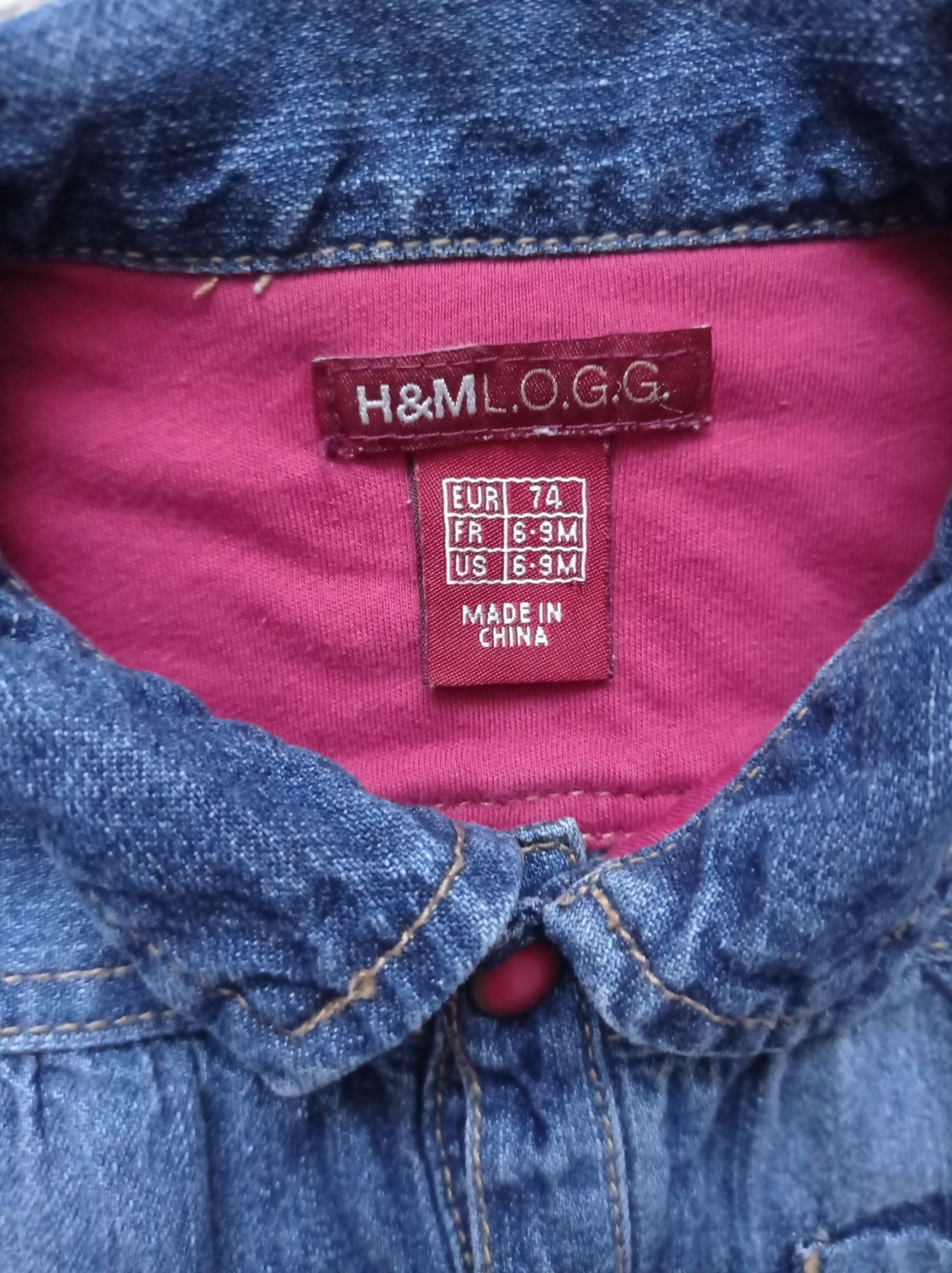 koszula jeansowa h&m 74