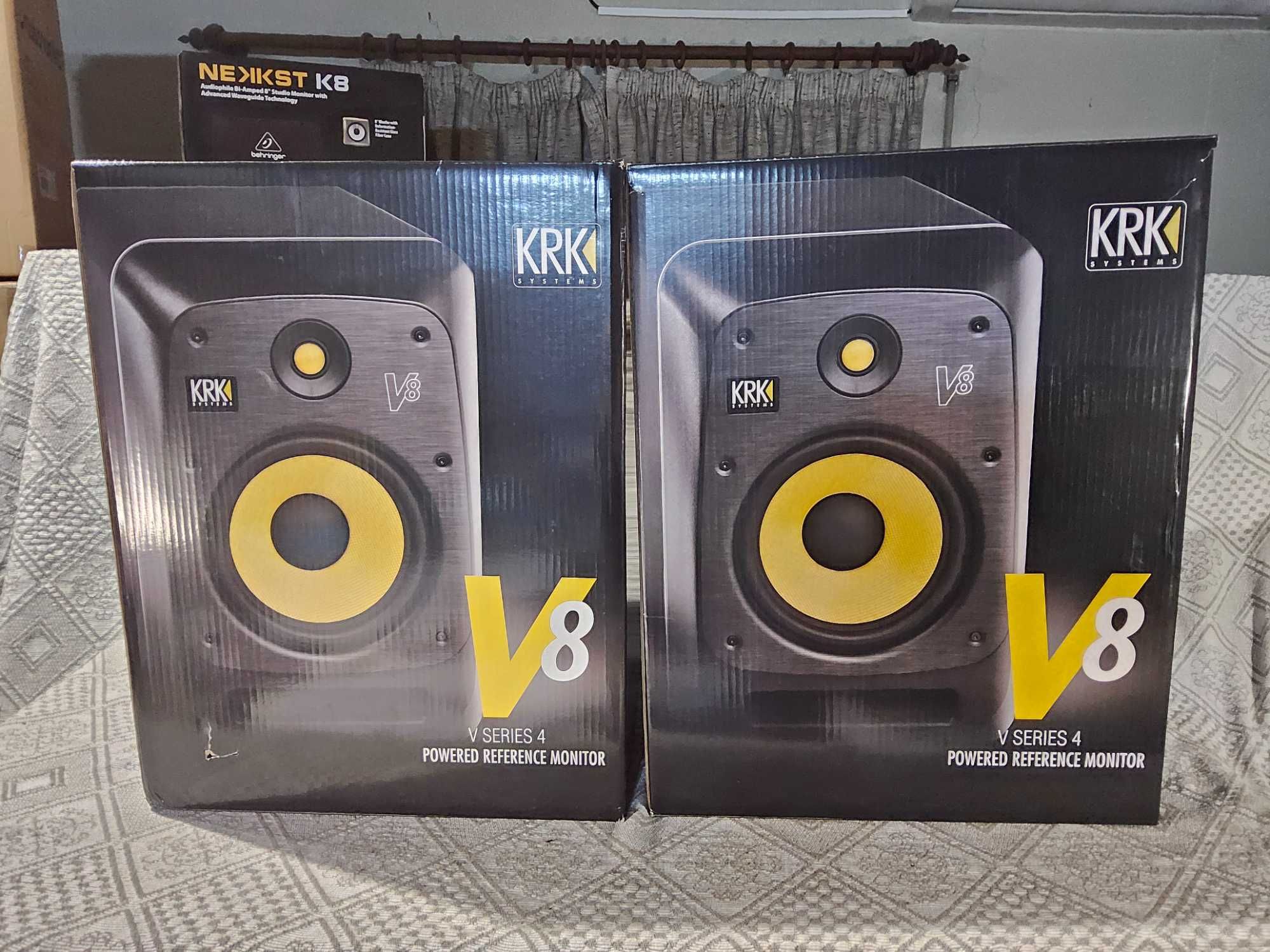 1 Ano Garantia  35% DESCONTO  KRK V8 S4 REFERENCE