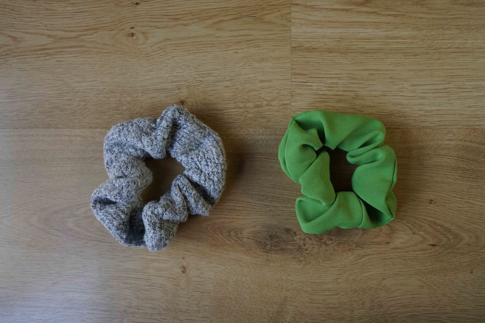 Scrunchie cinzento, como novo