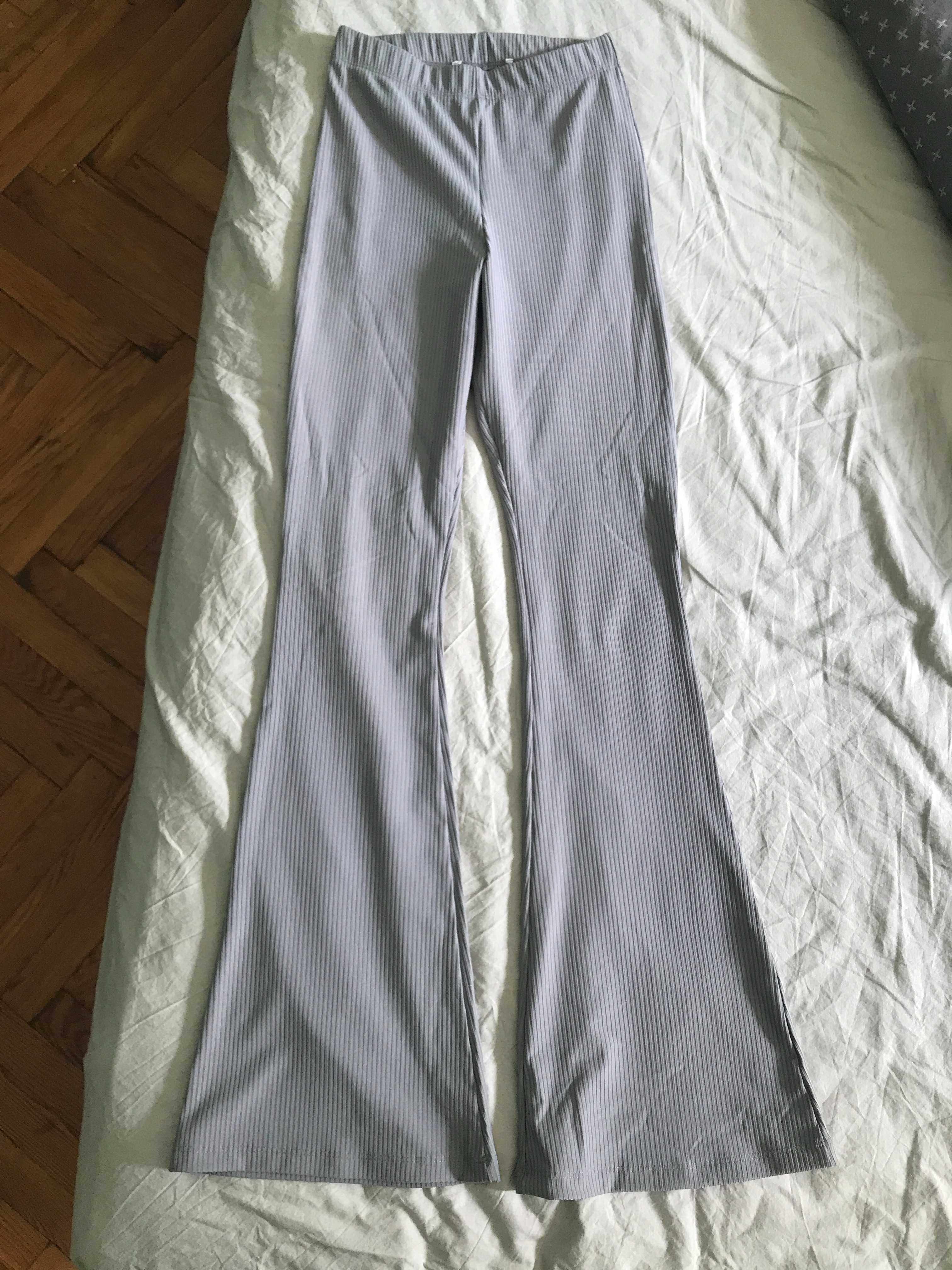 Диско штани кльош сірого кольору Koton