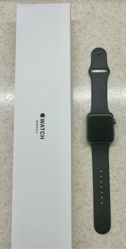  watch series 3 42 mm space gray aluminum black