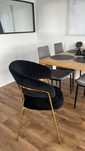 Home&you nowe krzesło welurowe ikea