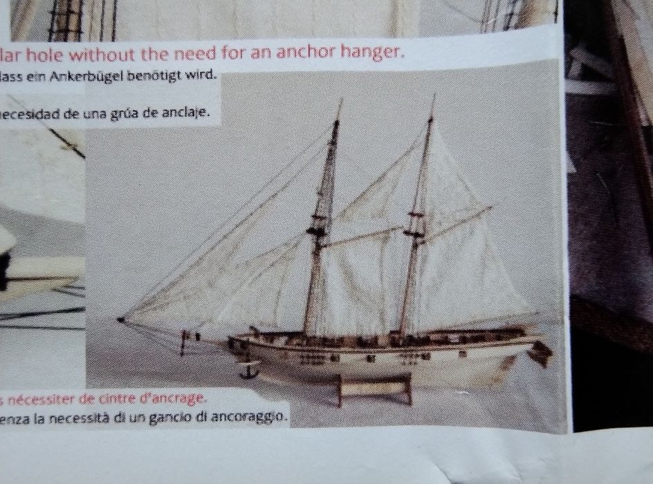 Model łodzi drewnianej HARKO