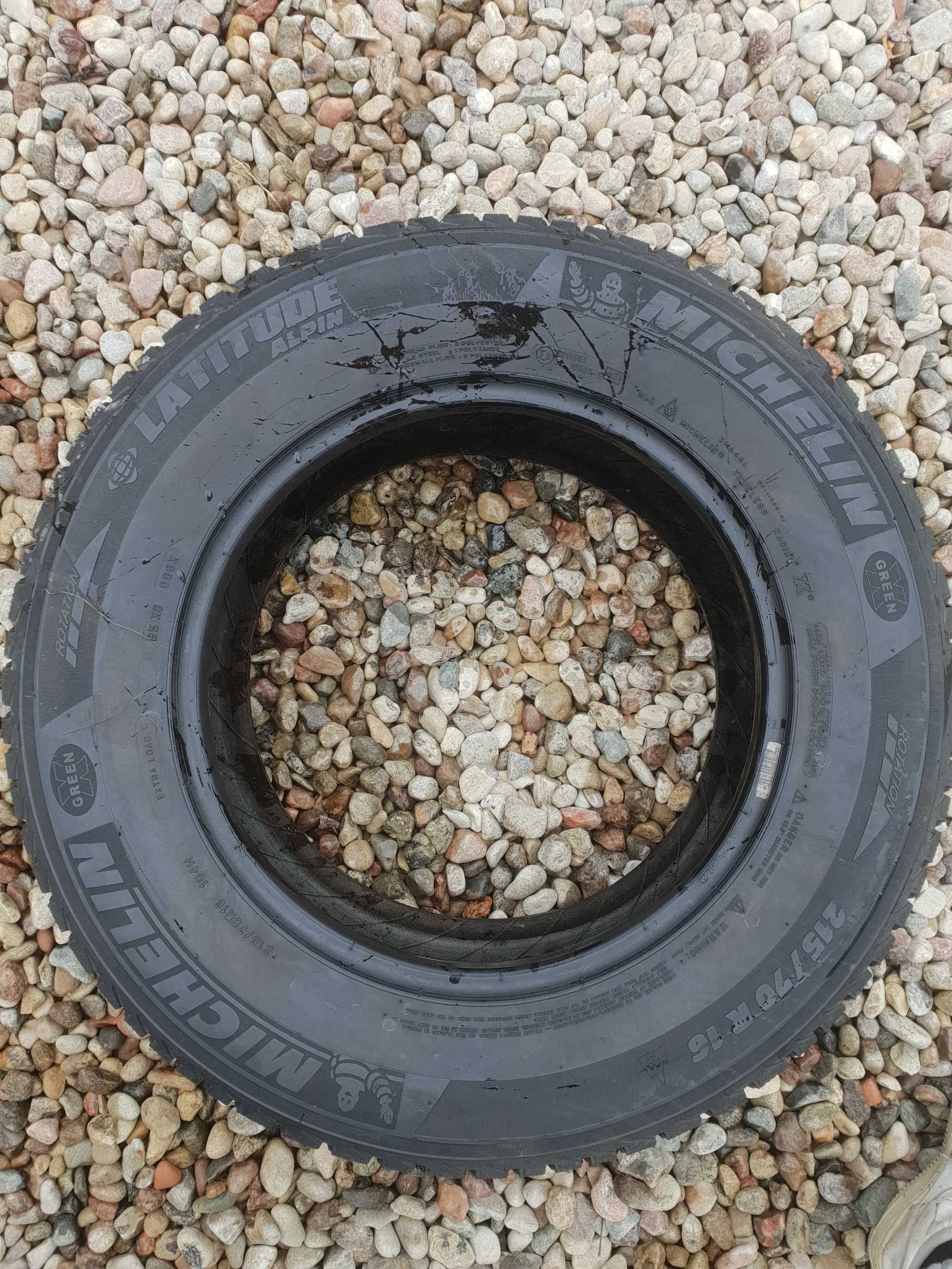Michelin 215/70 r16 Latitude Alpin la2 /// 5mm!!! wysyłka
