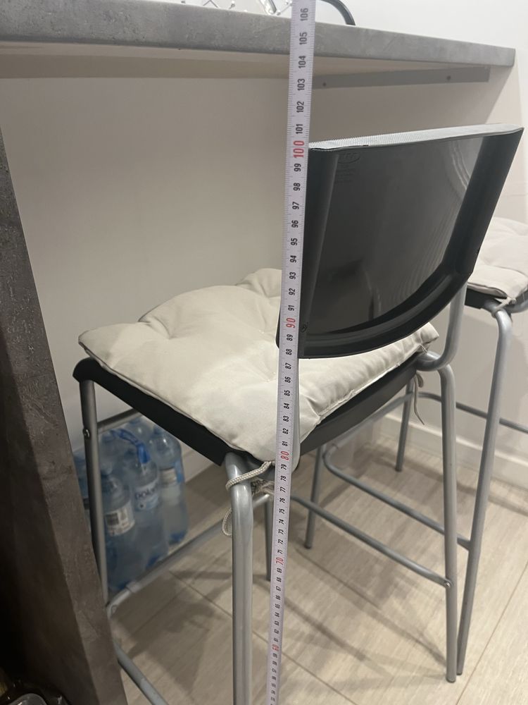 Hokery ikea 2sz + poduszki
