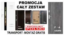 Drzwi wejściowe ZEWNĘTRZNE do mieszkania w BLOKU-domu Z MONTAŻEM