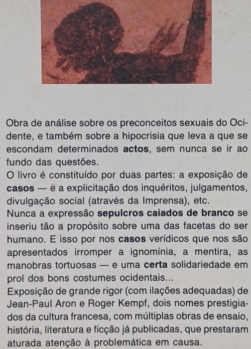 O Pénis e a Desmoralização do Ocidente Livro Raro antigo