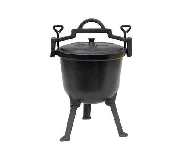 Kociołek 11 l żeliwo emalia Duży kociołek myśliwski