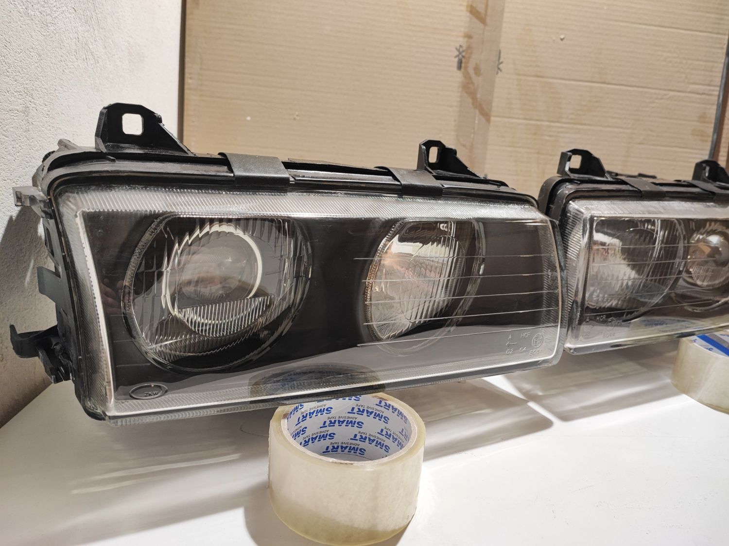 BMW E36 Lampy Soczewka ZKW Nowe szkła Renowacja Reflektory rarytas!