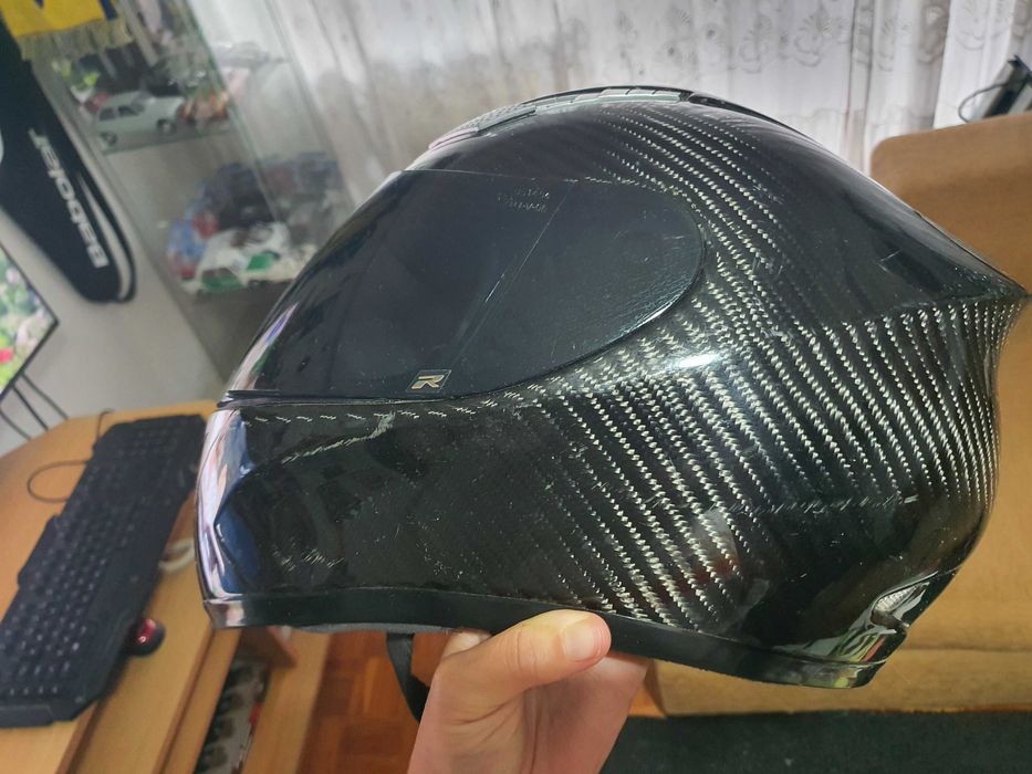 Capacete mota MT carbono tamanho M