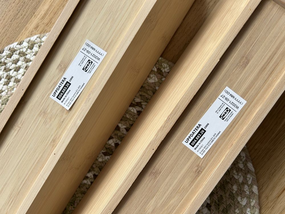 Wkład do szuflad Ikea Uppdatera przerobiony pod Blum organizer 2 szt.