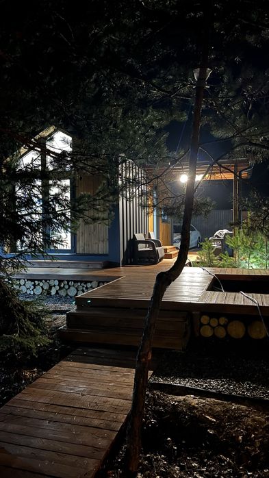 Будинок у лісі для двох. Чан • Басейн • Генератор