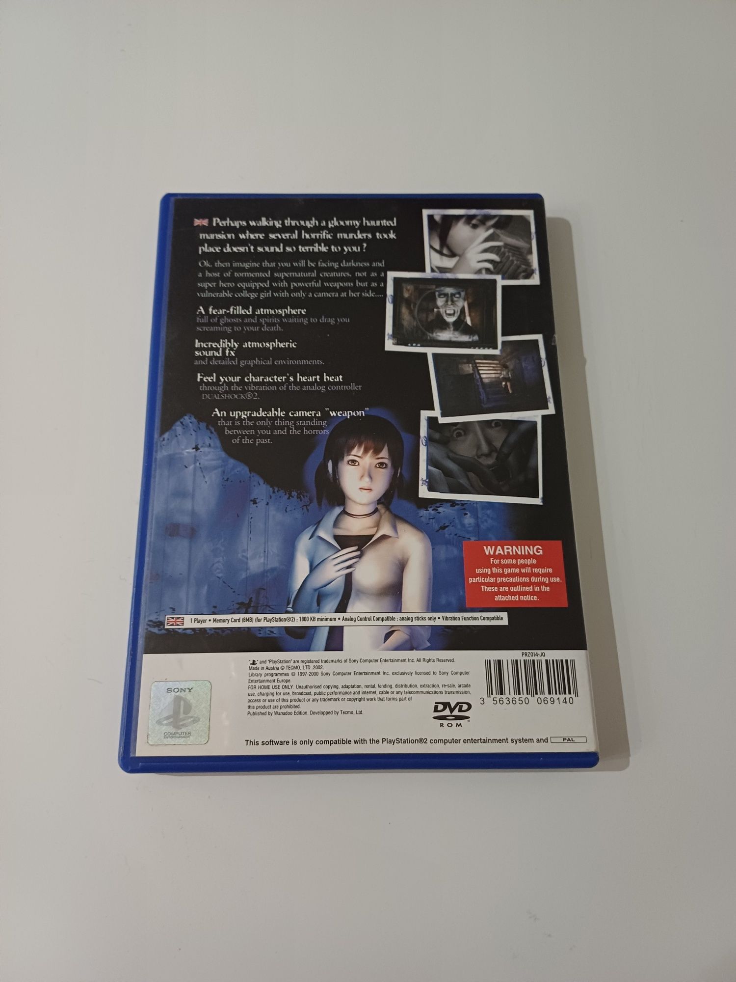 Project Zero Sony PlayStation 2 PS2