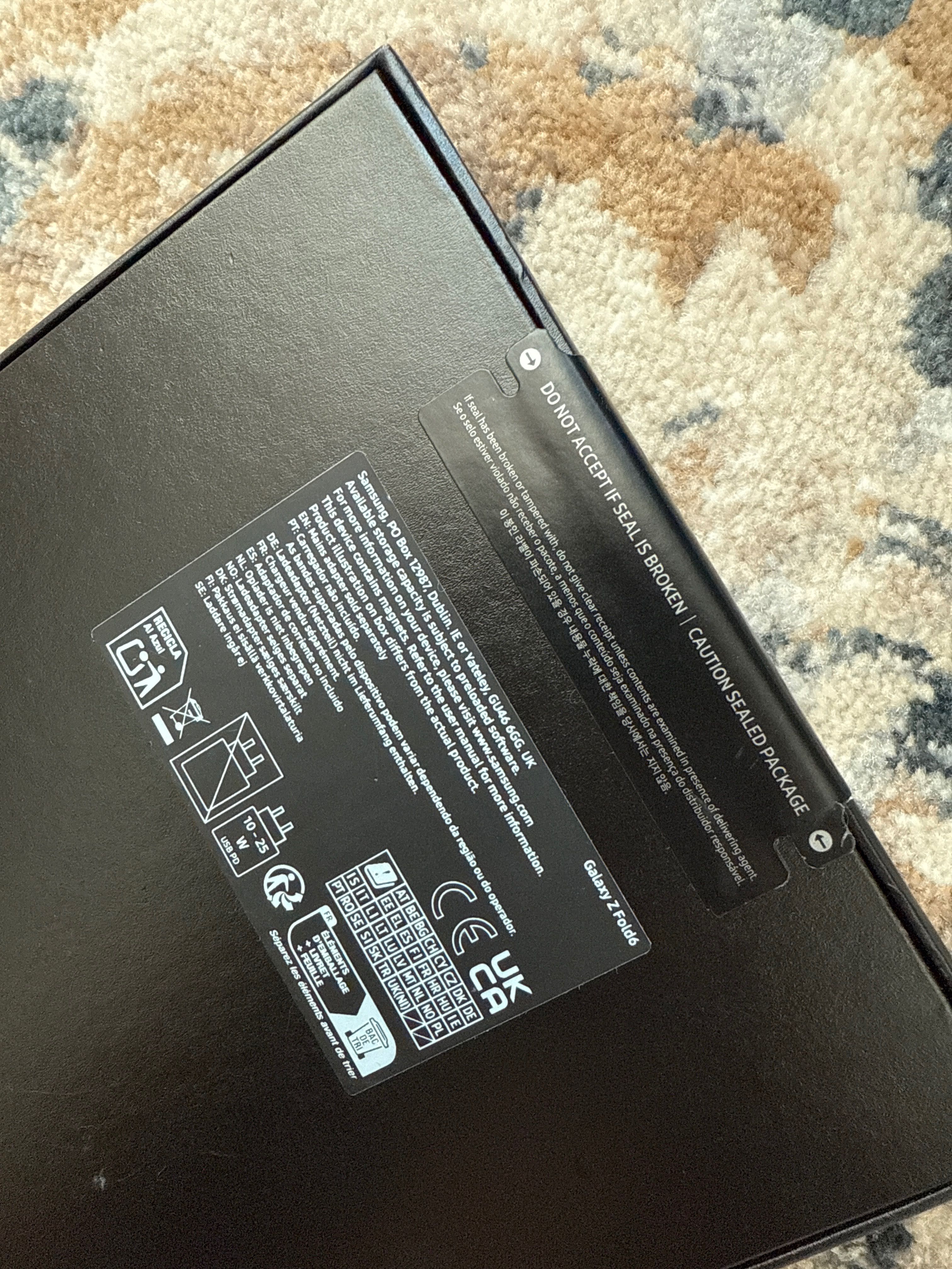 Samsung Galaxy Z Fold6 12/1TB Silver Shadow