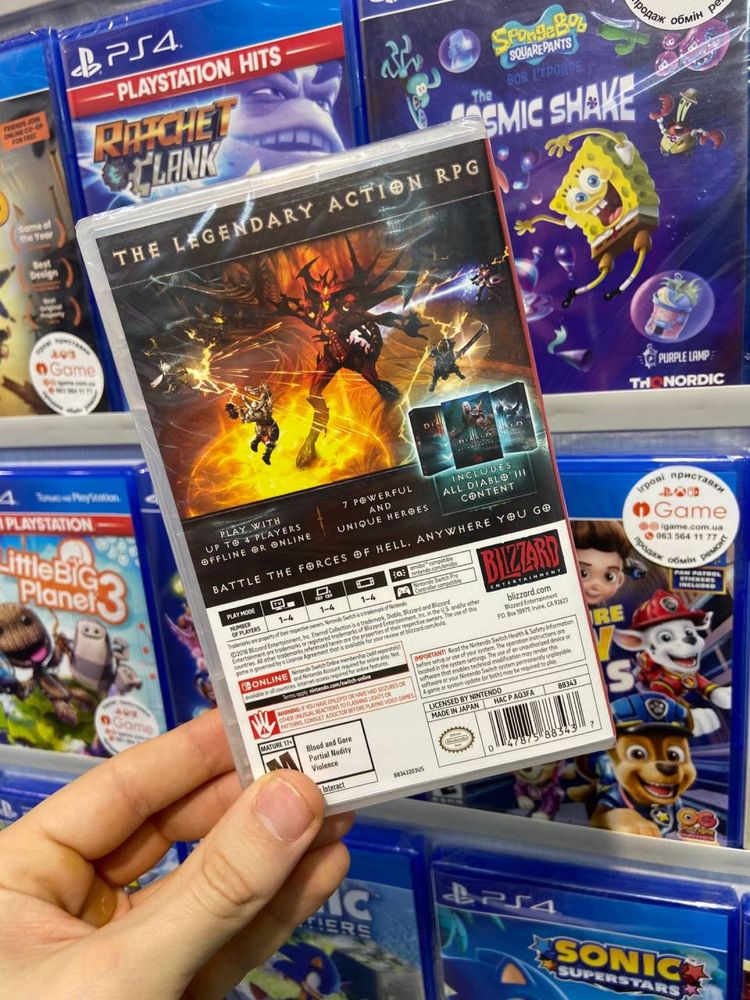 Diablo 3 Nintendo Switch нінтендо Igame