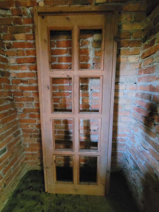 Drzwi drewniane szer. 80 cm