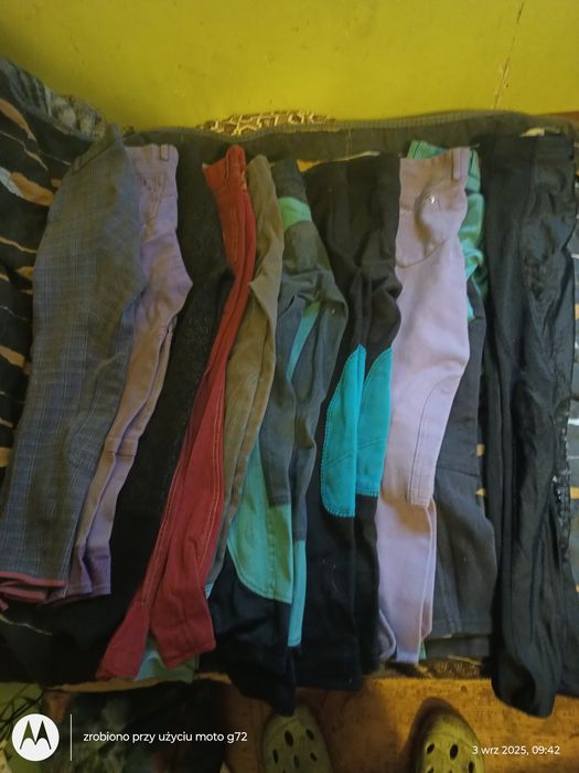 Sprzedam 11 par bryczesów rozmiar 150 stan dobry  i bdb