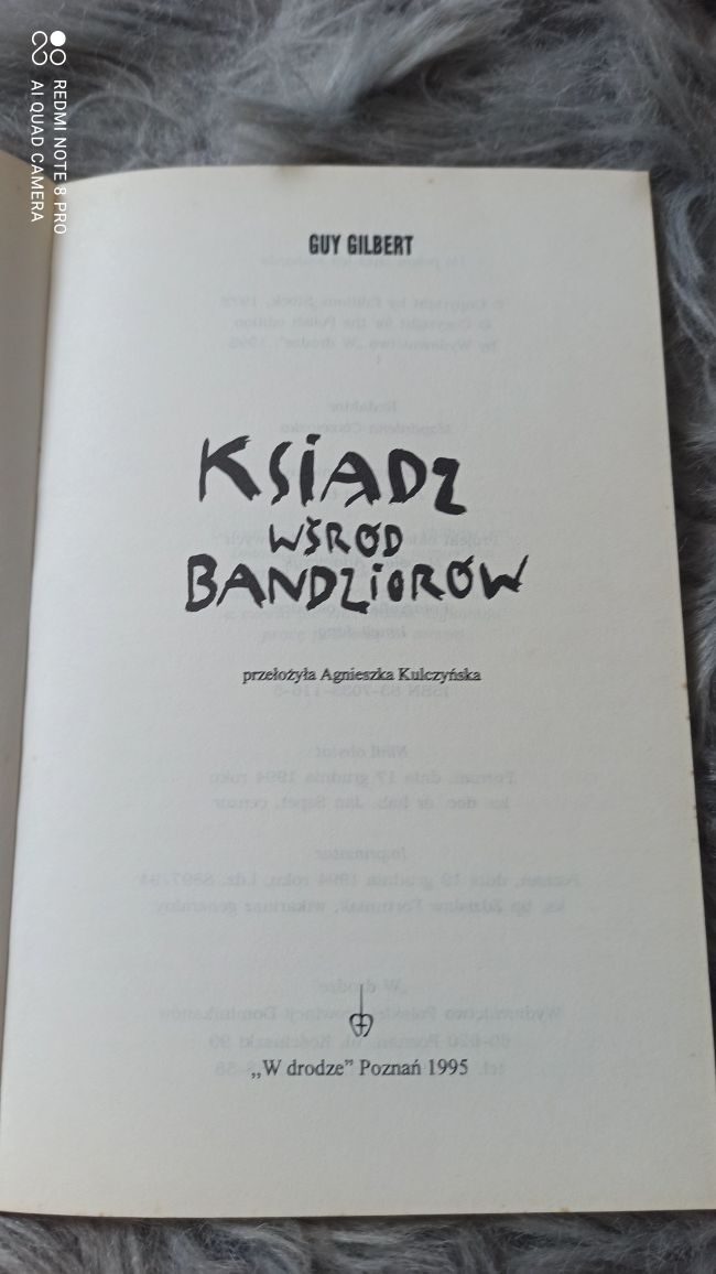 Książka Ksiądz wśród bandziorów - G. Gilbert