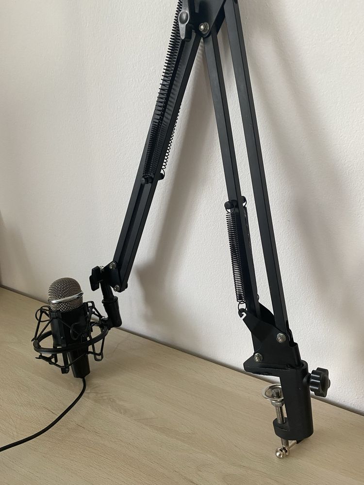 Mikrofon na statywie