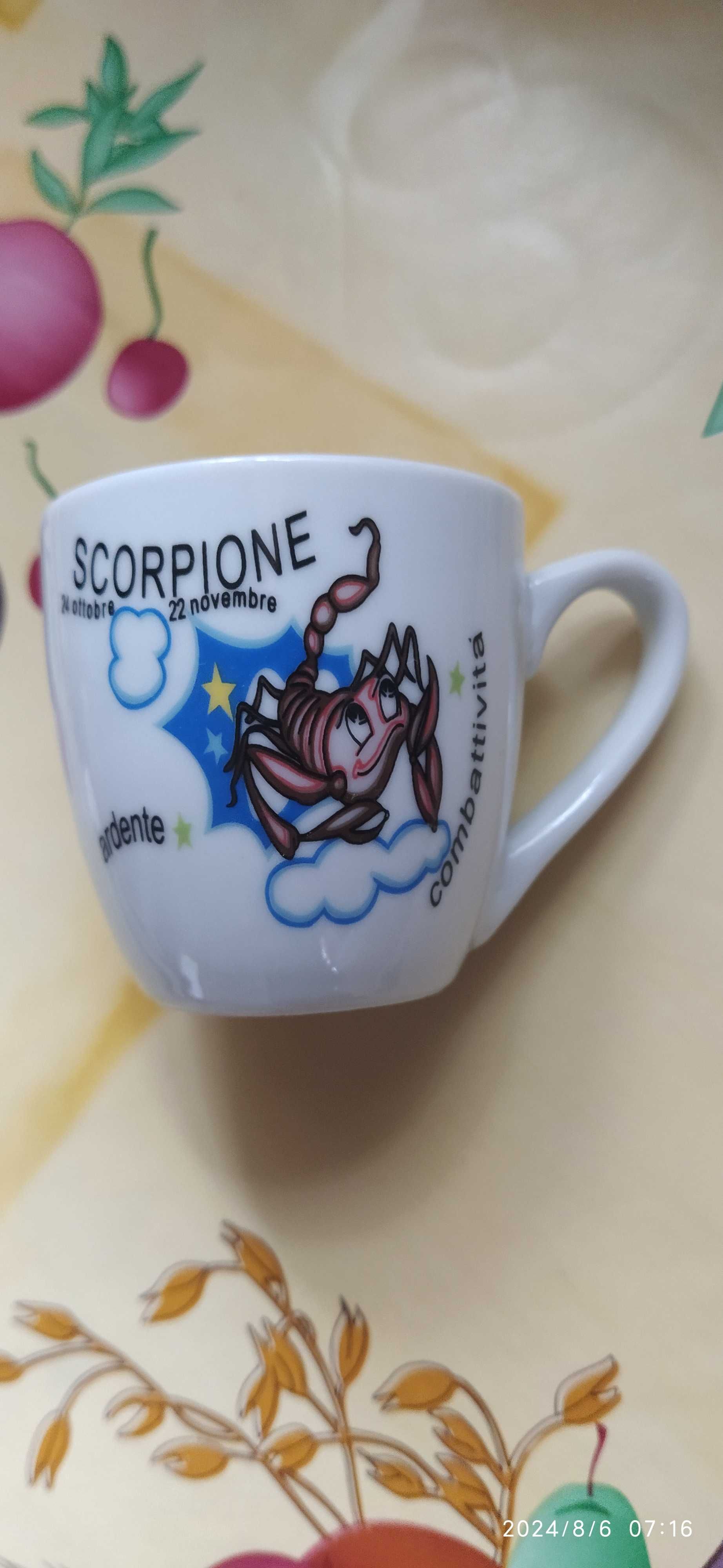 Filiżanka do espresso Scorpione Skorpion nowa