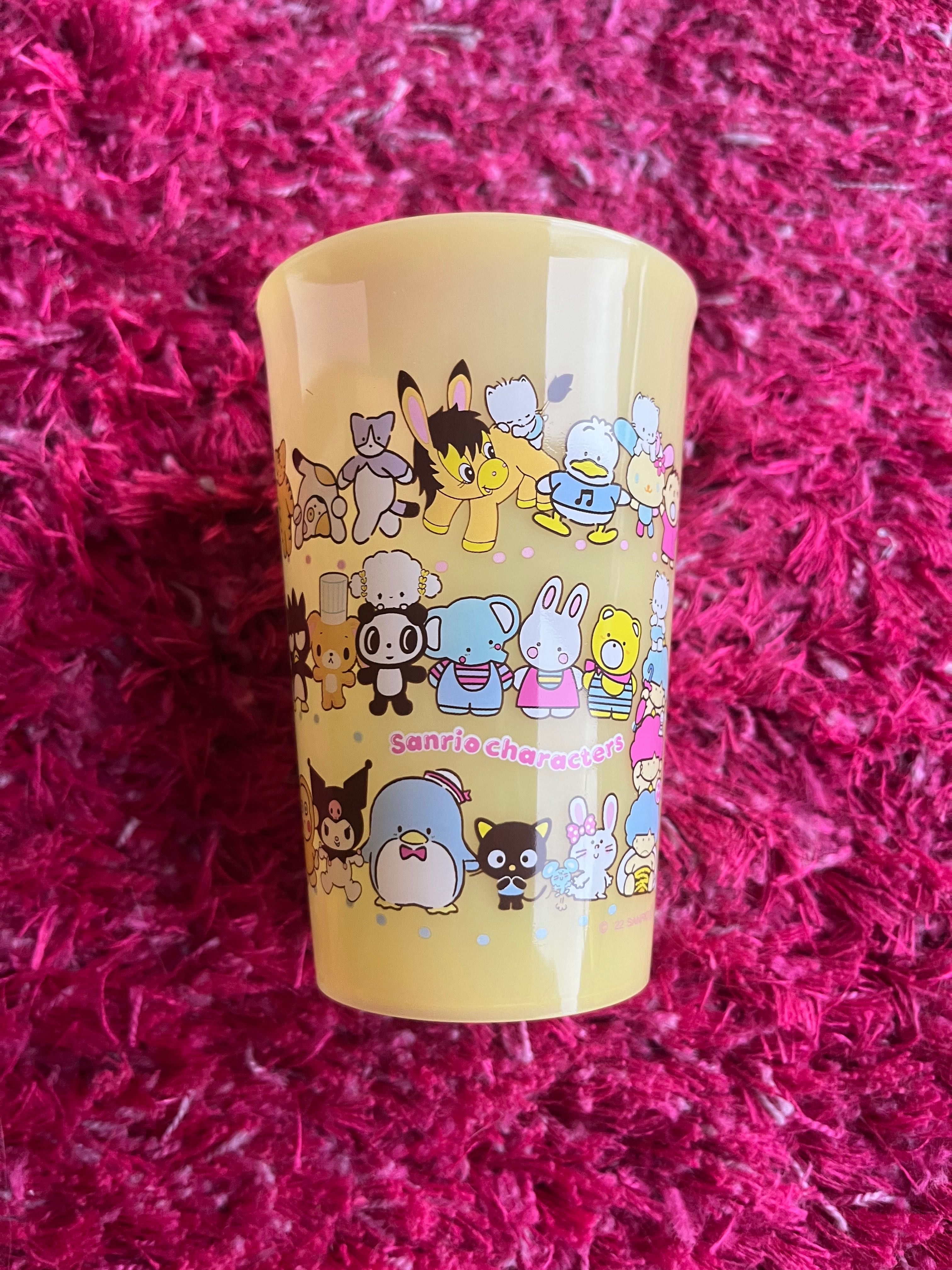 Kubek plastikowy szklanka Sanrio Sugarbunnies Cinnamoroll Hello Kitty