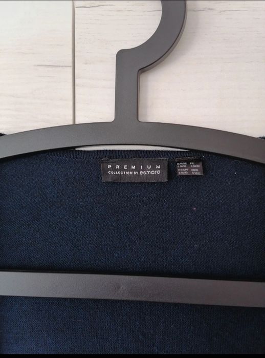 Granatowy kardigan damski