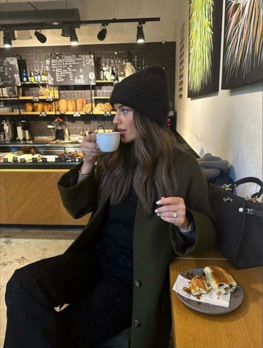 Шапка біні zara шапочка з шерстю