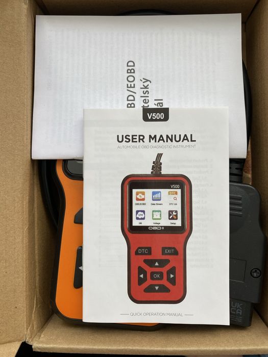 Автомобильный сканер OBD II V500