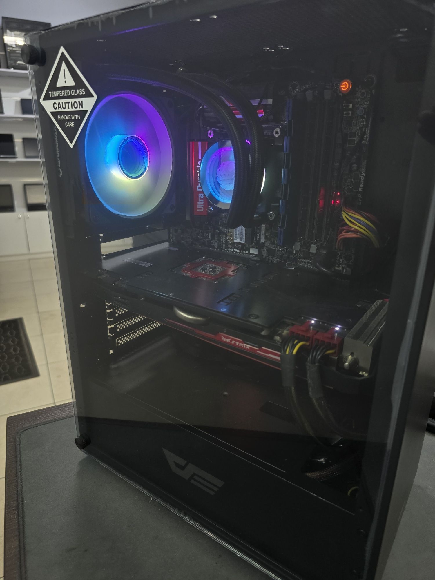 Игровой ПК водянка gtx980ti Xeon E3 1220 v3 3.5 ghz 16gb ssd hdd