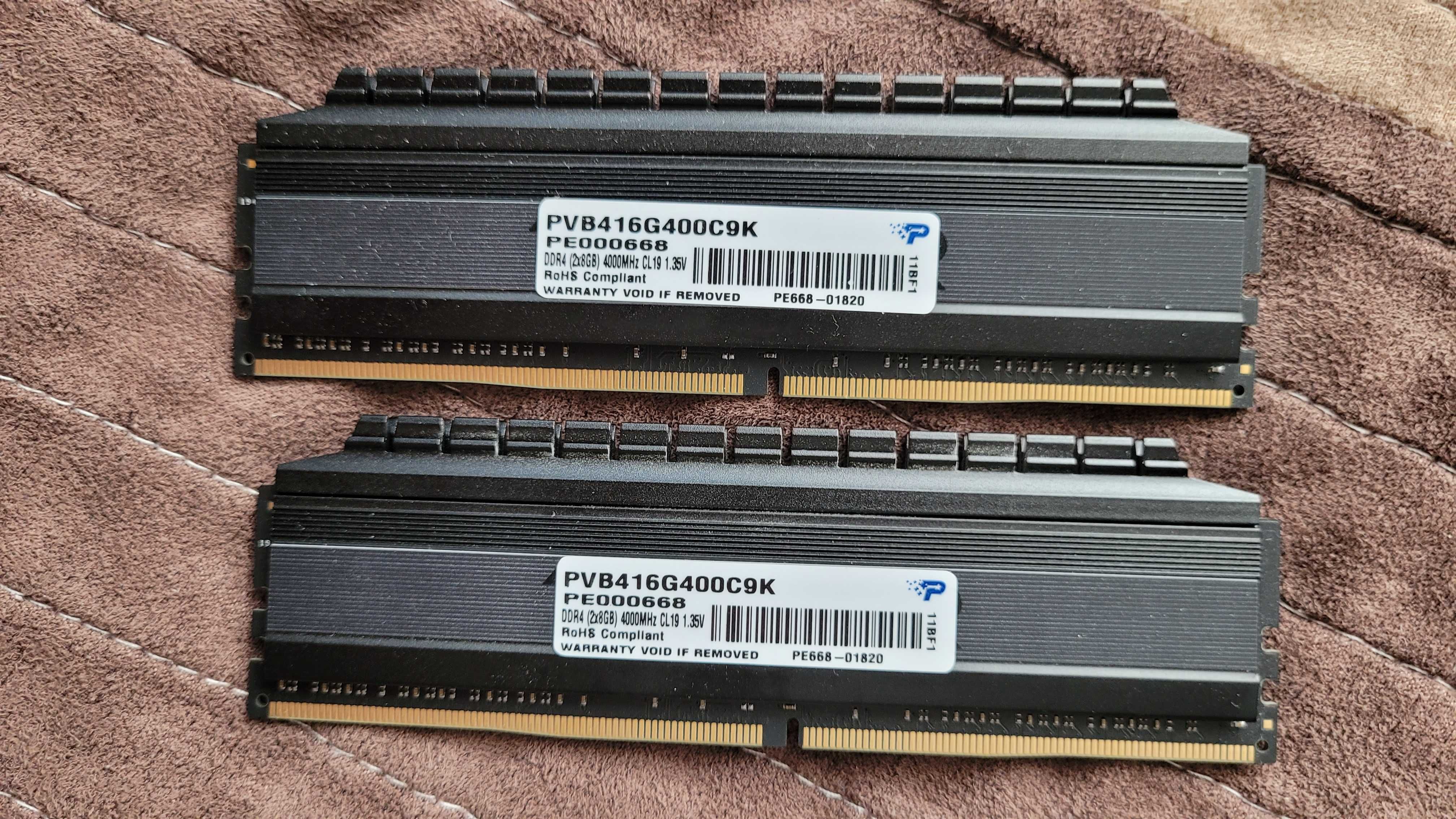 Pamięć RAM DDR4 Patriot Viper 4 Blackout
16GB (2 x 8GB) 4000MHz, CL19