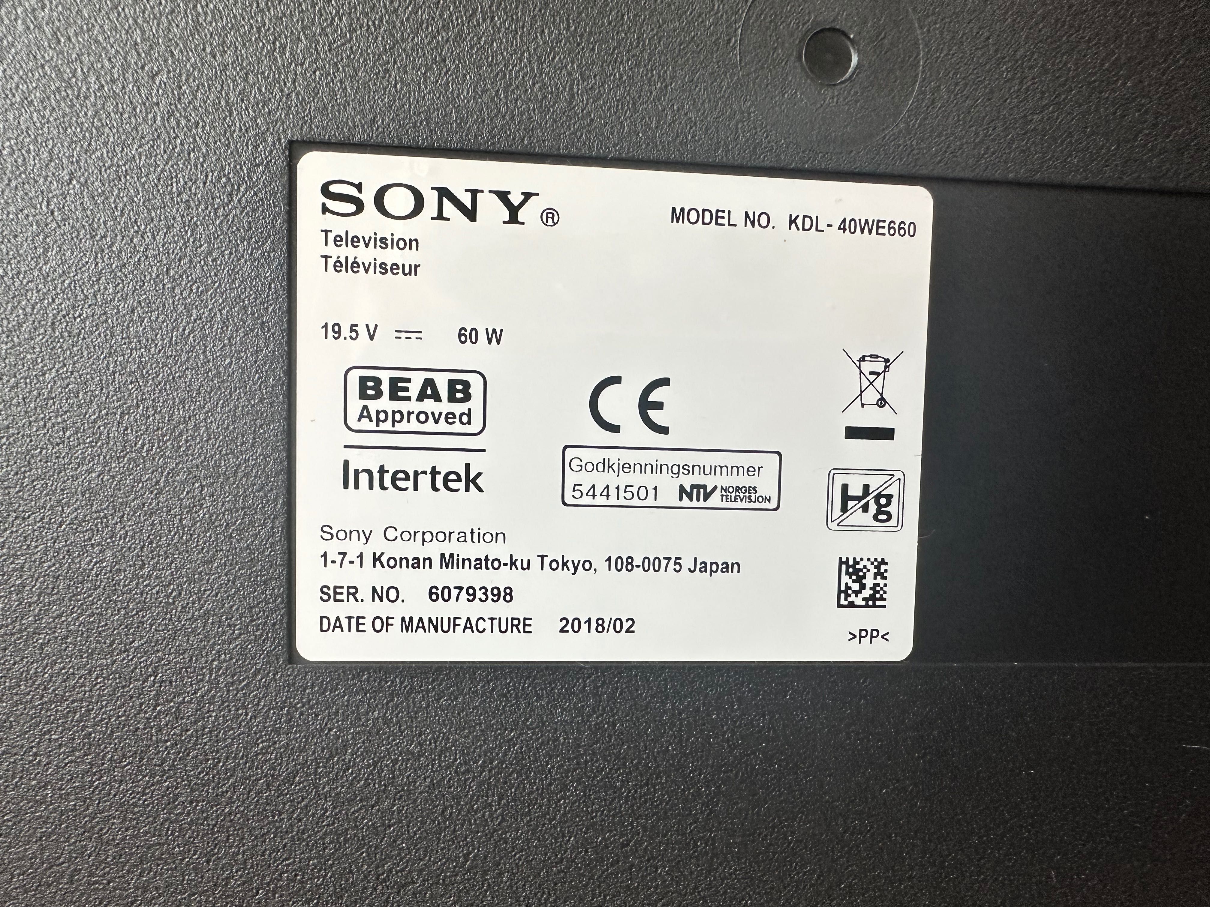 Telewizor LED Sony Bravia KDL-40WE660 40 cali Full HD