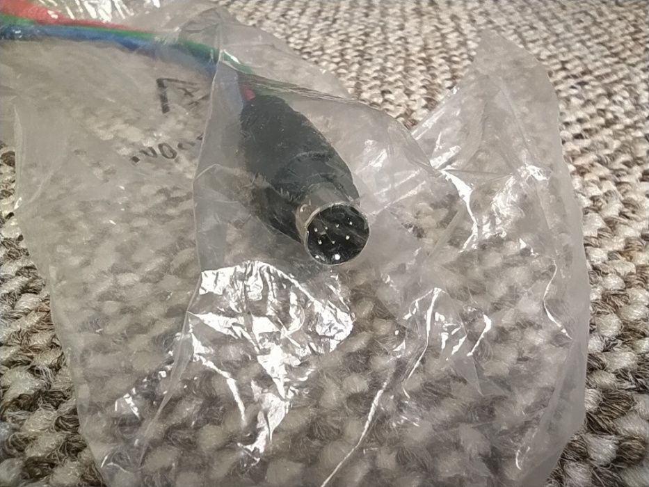 Кабель переходник S-Video 7-Pin Mini-DIN Male to 3 RCA Female